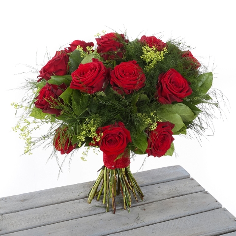 12 Red Rose Bouquet